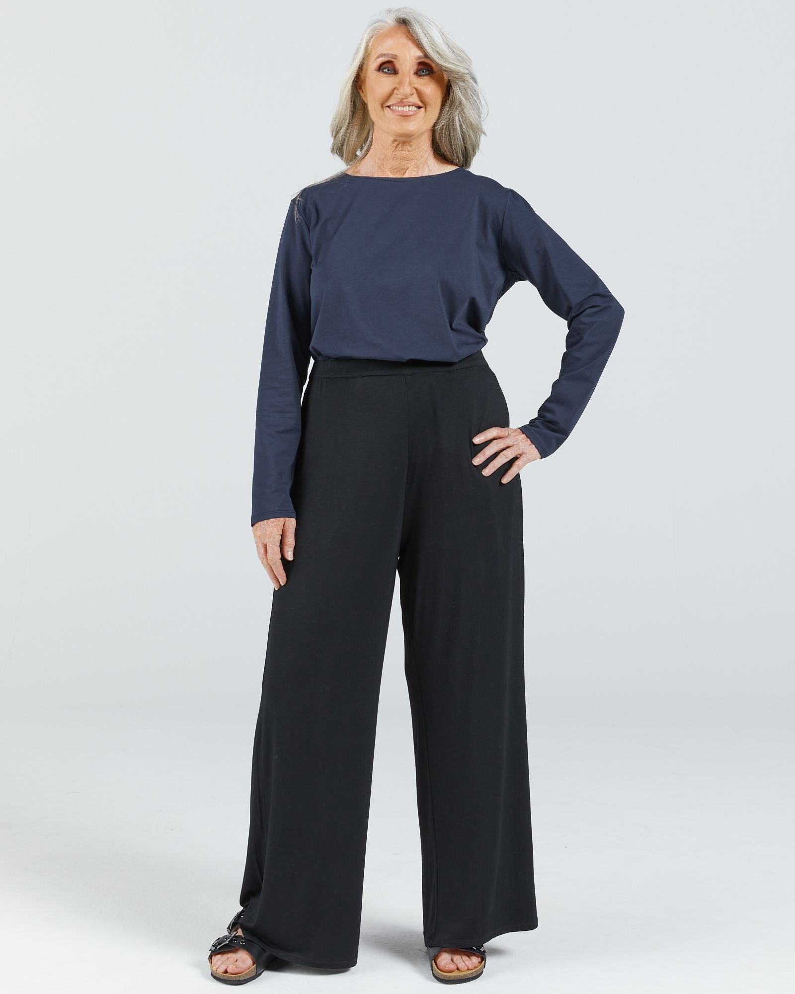 Jessie Wide Leg Pants  Christina Stephens Adaptive Clothing